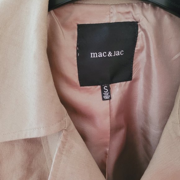 Mac & Jac Linen Blend Jacket US S - Picture 2 of 9